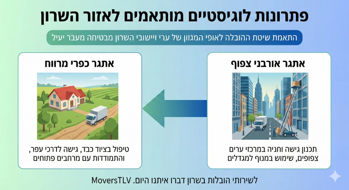 הובלות בשרון