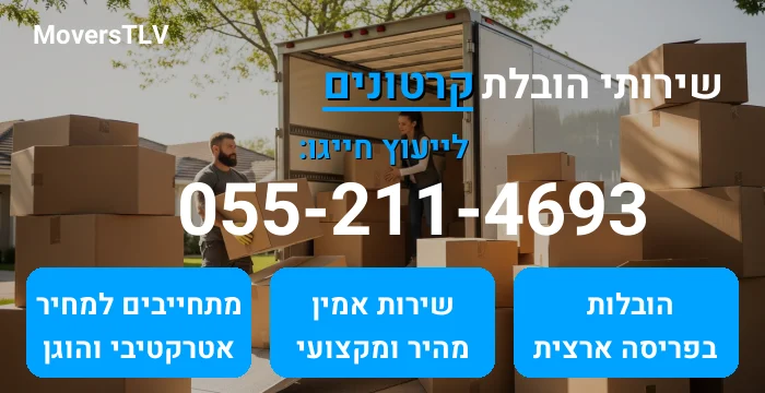 הובלת קרטונים