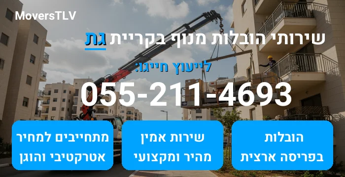 הובלות מנוף בקריית גת